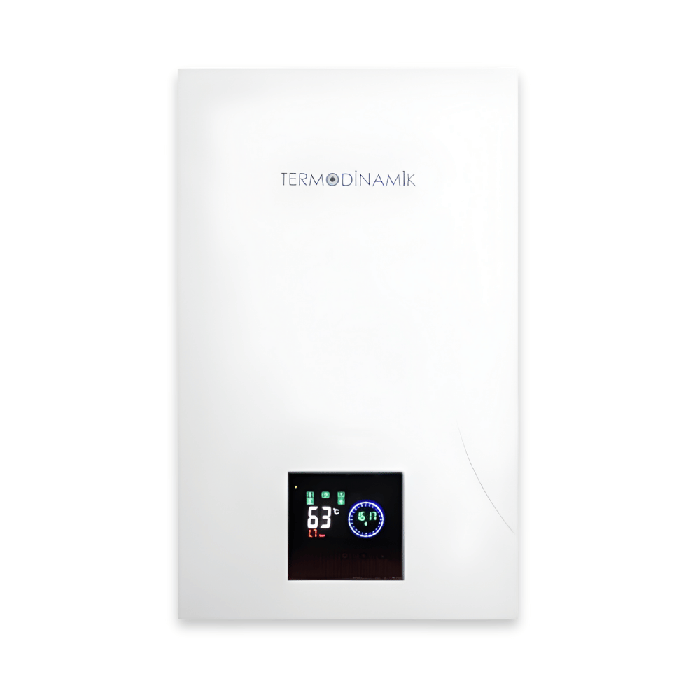 Termodinamik Dek 30Kw 25.800 Kcal/H Dokunmatik Panelli Sıcak Sulu 3 Fazlı Elektrikli Kombi 380V